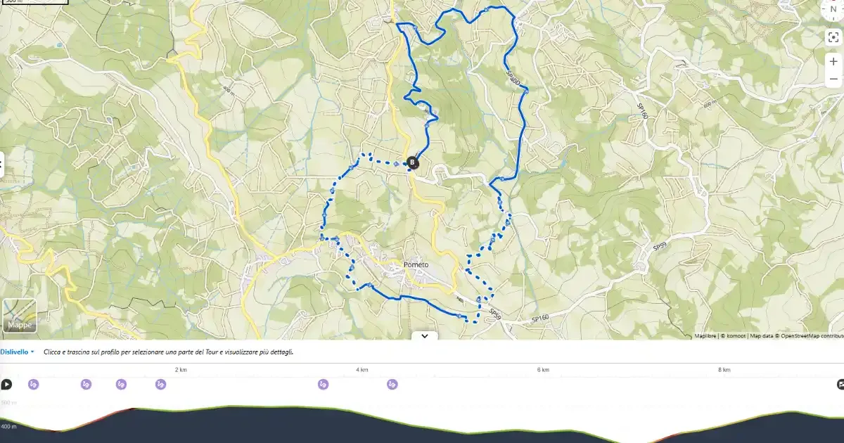 Immagine header 1 per Sentiero 2: Anello Canevino - Pometo